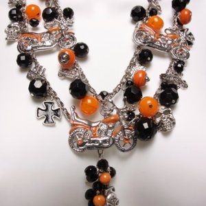 Harley-Davidson inspired Statement Necklace